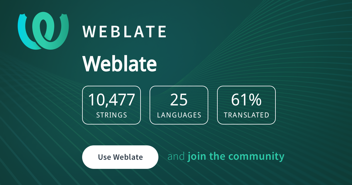 About weblate weblate